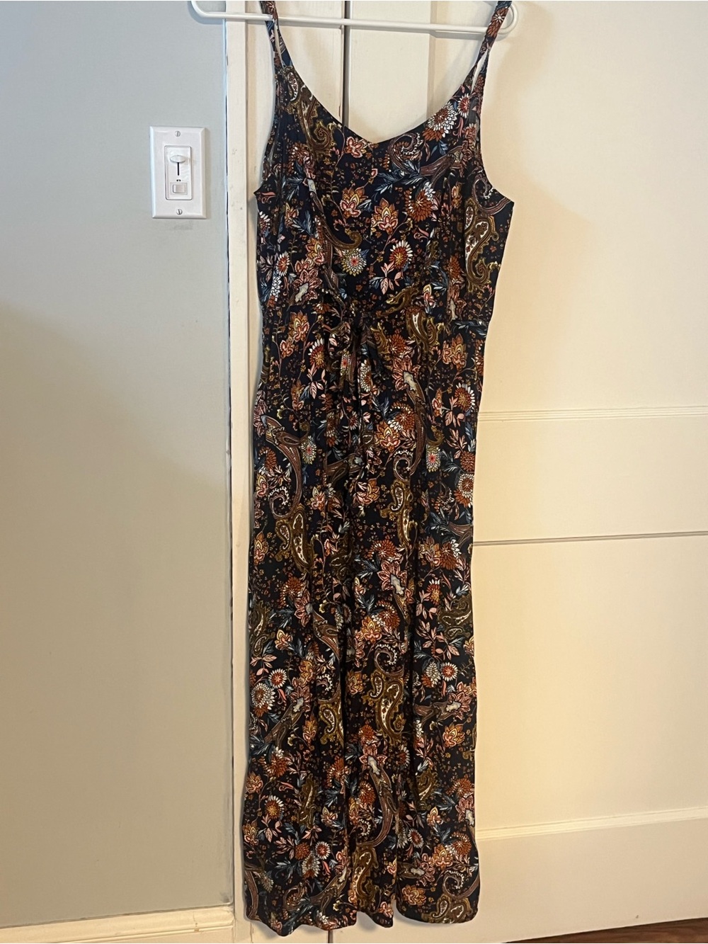 MSK dress with tie in front